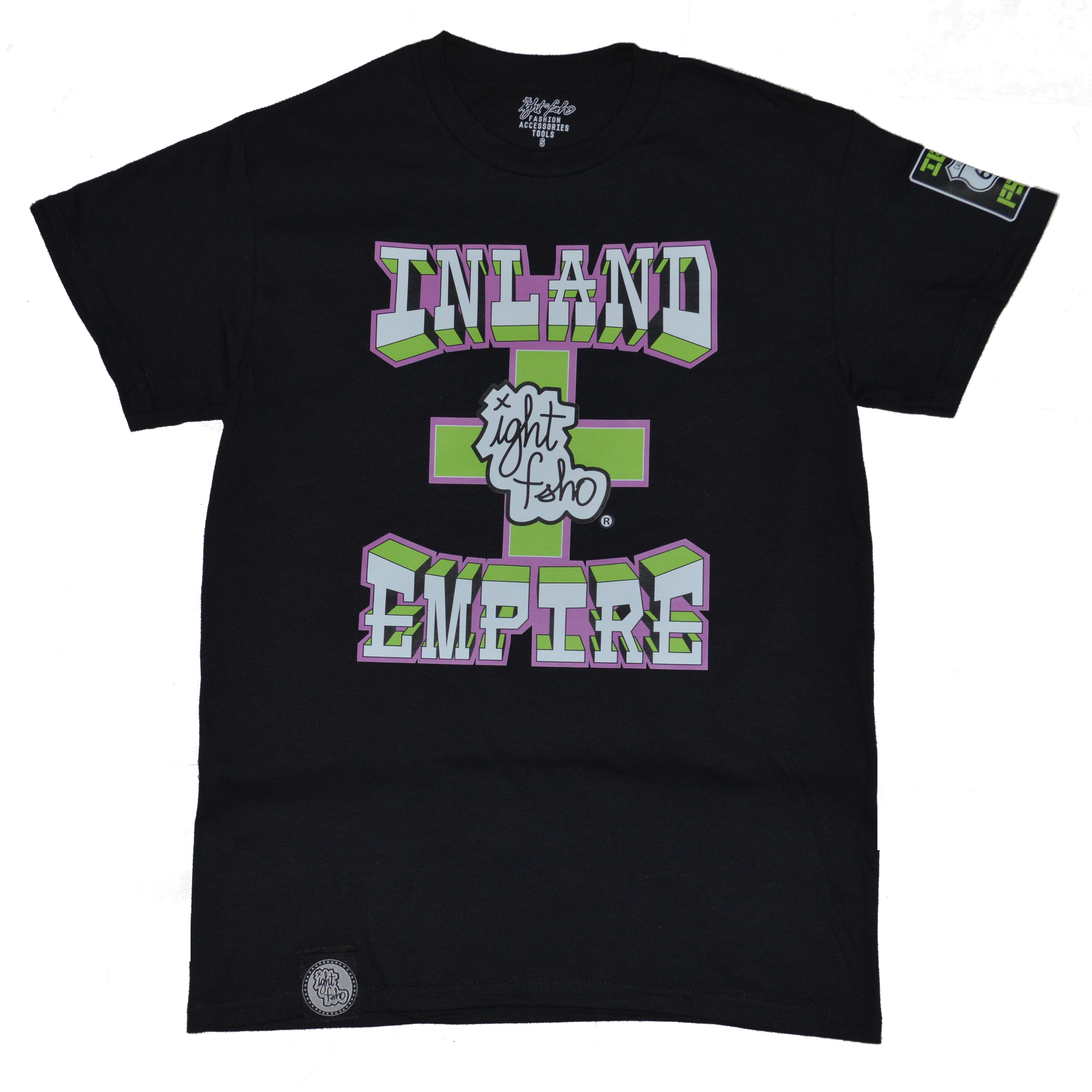 ight fsho inlandempire streetwear black tshirt route 66 ie ca 909